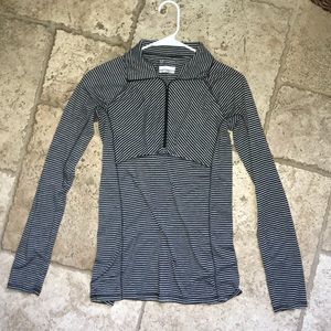 Striped Colombia Quarter Zip